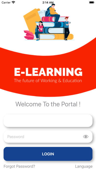 Emulate iPhone app Crystal Martin E-Learning App using MyAndroid