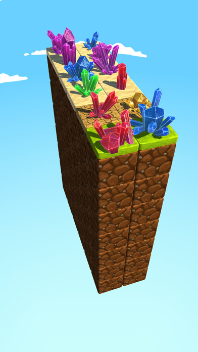 Emulate iPhone app Crystals Farm : Folding Plant using MyAndroid