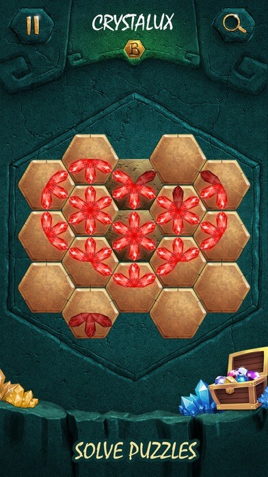 Emulate iPhone app Crystalux.New Discovery using MyAndroid