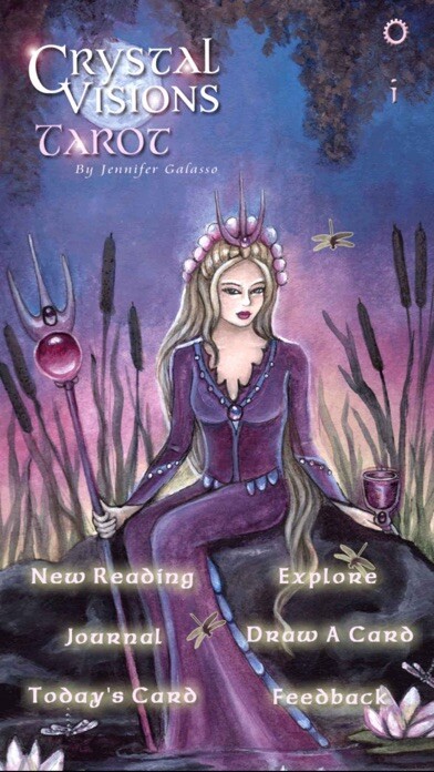 Emulate iPhone app Crystal Visions Tarot using MyAndroid Emulate iPhone app Crystal Visions Tarot using MyAndroid