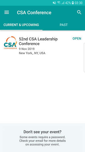 Run android online APK CSA Conference 2019 from MyAndroid or emulate CSA Conference 2019 using MyAndroid