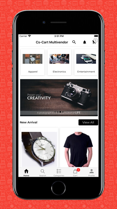 Emulate iPhone app CS-Cart MultiVendor Mobile App using MyAndroid Emulate iPhone app CS-Cart MultiVendor Mobile App using MyAndroid