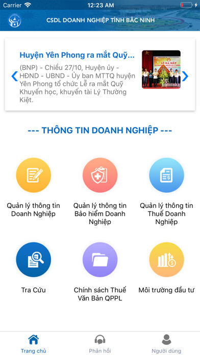 Emulate iPhone app CSDL Doanh nghiệp Bắc Ninh using MyAndroid Emulate iPhone app CSDL Doanh nghiệp Bắc Ninh using MyAndroid