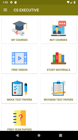 Run android online APK CS Executive Exam from MyAndroid or emulate CS Executive Exam using MyAndroid