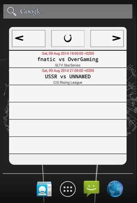 Emulate Android APK CS:GO Matches Widget (Free)