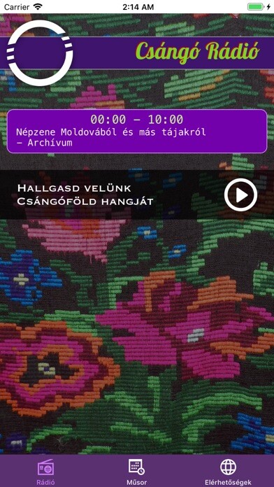 Emulate iPhone app Csángó Rádió using MyAndroid Emulate iPhone app Csángó Rádió using MyAndroid