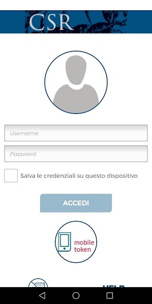 Run android online APK CSR - Cassa di Sovvenzioni e Risparmio from MyAndroid or emulate CSR - Cassa di Sovvenzioni e Risparmio using MyAndroid Run android online APK CSR - Cassa di Sovvenzioni e Risparmio from MyAndroid or emulate CSR - Cassa di Sovvenzioni e Risparmio using MyAndroid