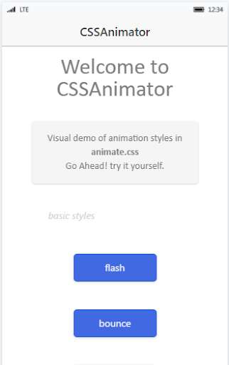 Emulate Android APK CSS Animator Emulate Android APK CSS Animator