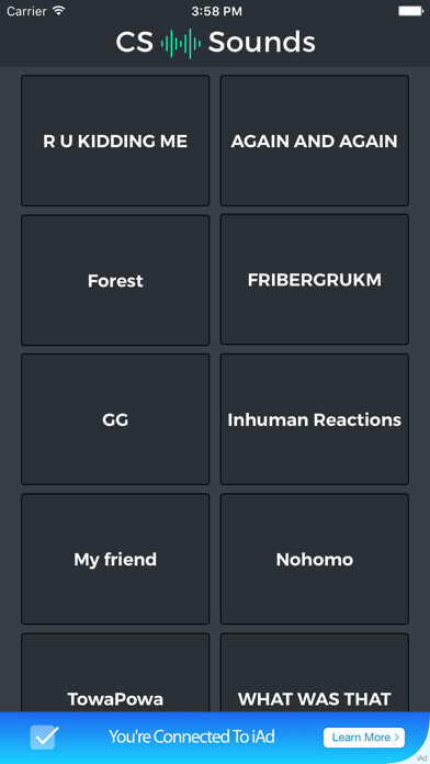 Emulate iPhone app CS Sounds using MyAndroid Emulate iPhone app CS Sounds using MyAndroid