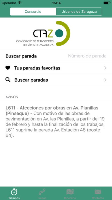 Emulate iPhone app CTAZ-tiempos using MyAndroid Emulate iPhone app CTAZ-tiempos using MyAndroid