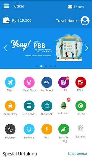 Run android online APK Ctiket from MyAndroid or emulate Ctiket using MyAndroid