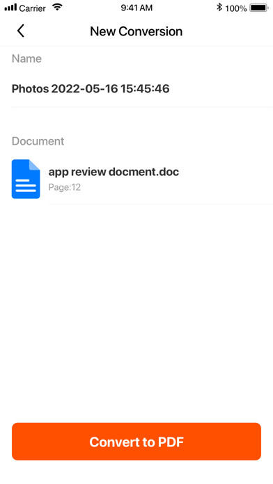 Emulate iPhone app CtPDF - PDF Converter using MyAndroid Emulate iPhone app CtPDF - PDF Converter using MyAndroid