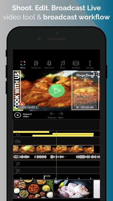 Emulate iPhone app CTpro: Editor Video Mojo Pro using MyAndroid