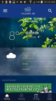 Emulate Android APK CTV News Calgary Weather Emulate Android APK CTV News Calgary Weather