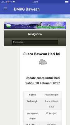 Emulate Android APK Cuaca dan Gelombang Bawean Emulate Android APK Cuaca dan Gelombang Bawean