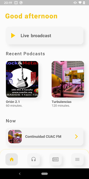 Run android online APK CUAC FM 103.4FM from MyAndroid or emulate CUAC FM 103.4FM using MyAndroid Run android online APK CUAC FM 103.4FM from MyAndroid or emulate CUAC FM 103.4FM using MyAndroid