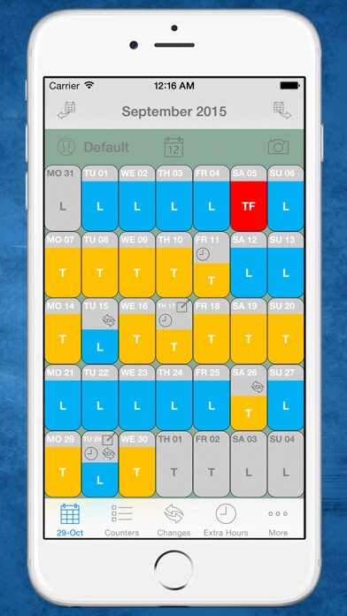 Emulate iPhone app CuadraTurnos PMM Lite - Police using MyAndroid Emulate iPhone app CuadraTurnos PMM Lite - Police using MyAndroid