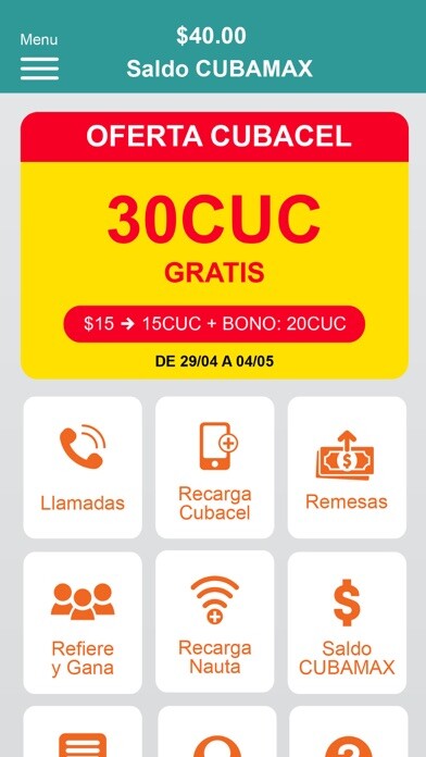 Emulate iPhone app CubaMax using MyAndroid