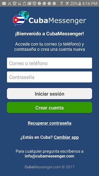 Emulate iPhone app CubaMessenger using MyAndroid Emulate iPhone app CubaMessenger using MyAndroid