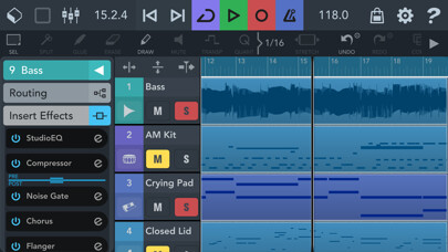 Emulate iPhone app Cubasis 3 - DAW & Studio using MyAndroid