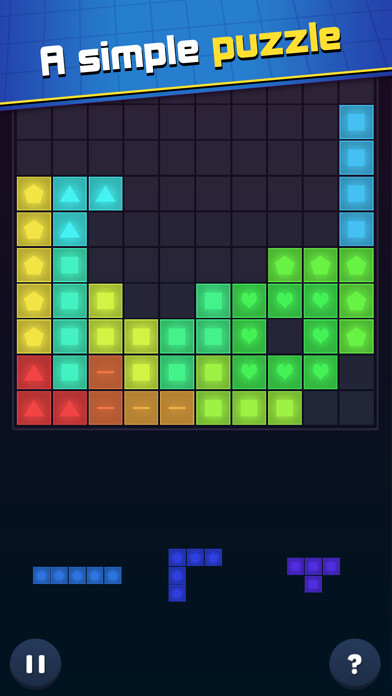 Emulate iPhone app Cube Cube: Puzzle Game using MyAndroid