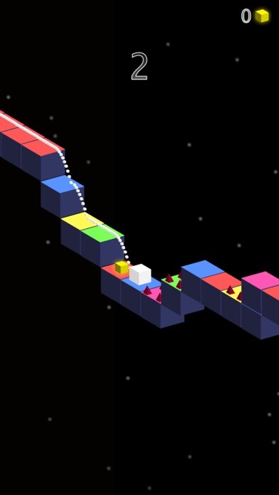 Emulate iPhone app Cube Jump Madness : adventure Endless Sky using MyAndroid