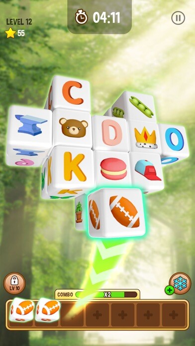Emulate iPhone app Cube Match Triple - 3D Puzzle using MyAndroid Emulate iPhone app Cube Match Triple - 3D Puzzle using MyAndroid