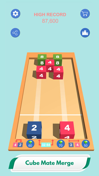 Emulate iPhone app Cube Mate 2048 - Merge Puzzle using MyAndroid Emulate iPhone app Cube Mate 2048 - Merge Puzzle using MyAndroid