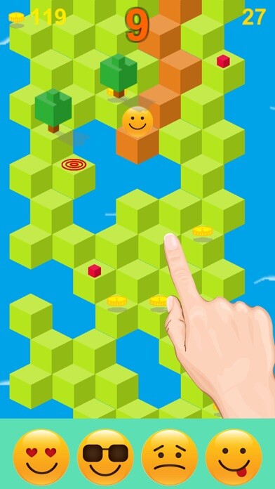 Emulate iPhone app Cube Skip Emoji Fall Down : Emotion Rolling Ball Endless Games using MyAndroid Emulate iPhone app Cube Skip Emoji Fall Down : Emotion Rolling Ball Endless Games using MyAndroid
