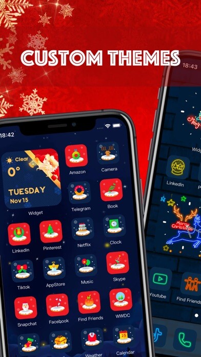 Emulate iPhone app Cube Widget: Wallpaper & Icons using MyAndroid