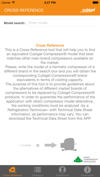 Emulate iPhone app Cubigel Cross Reference using MyAndroid