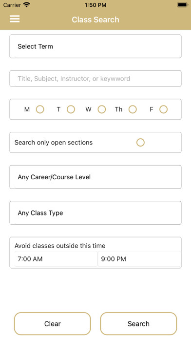 Emulate iPhone app CU Boulder Class Search using MyAndroid Emulate iPhone app CU Boulder Class Search using MyAndroid