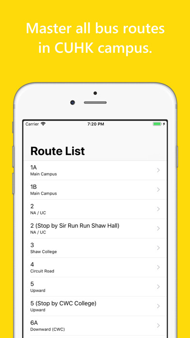Emulate iPhone app CU Bus - For CUHK Shuttle Bus using MyAndroid