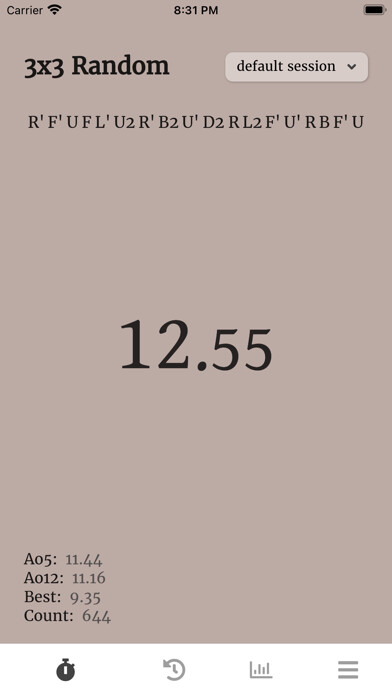 Emulate iPhone app Cuby - Intuitive Cube Timer using MyAndroid Emulate iPhone app Cuby - Intuitive Cube Timer using MyAndroid