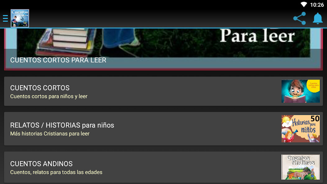 Run android online APK Cuentos cortos para leer from MyAndroid or emulate Cuentos cortos para leer using MyAndroid Run android online APK Cuentos cortos para leer from MyAndroid or emulate Cuentos cortos para leer using MyAndroid