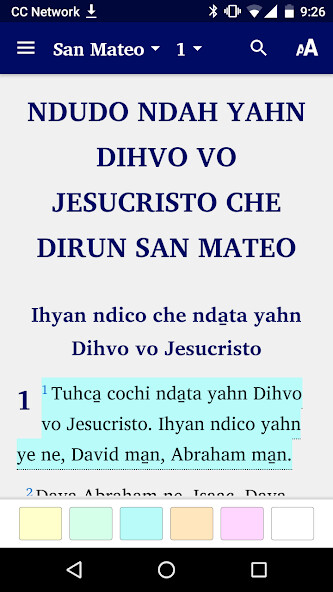 Run android online APK Cuicatec Teutila Bible from MyAndroid or emulate Cuicatec Teutila Bible using MyAndroid