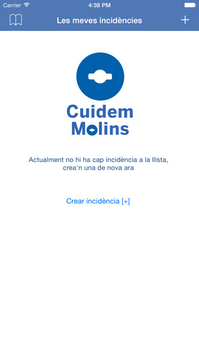 Emulate iPhone app Cuidem Molins using MyAndroid