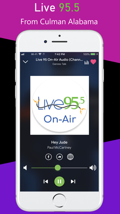 Emulate iPhone app Cullmans Live 95.5 using MyAndroid