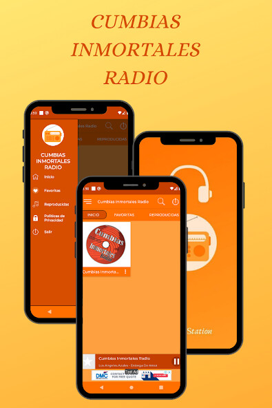 Run android online APK Cumbias Inmortales Radio from MyAndroid or emulate Cumbias Inmortales Radio using MyAndroid