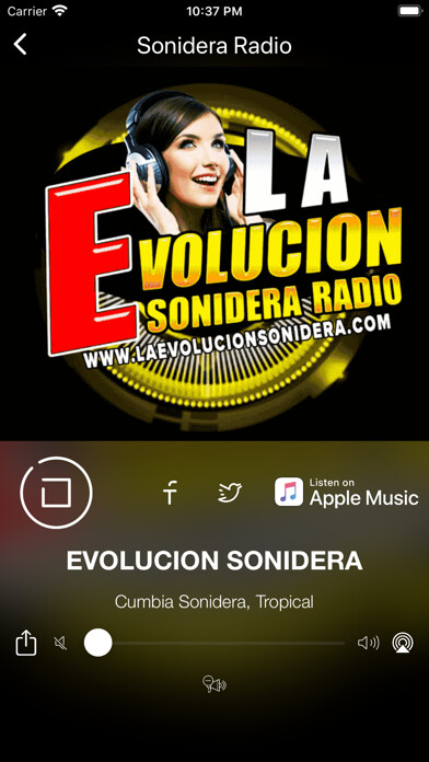 Emulate iPhone app Cumbias Sonideras Música using MyAndroid Emulate iPhone app Cumbias Sonideras Música using MyAndroid