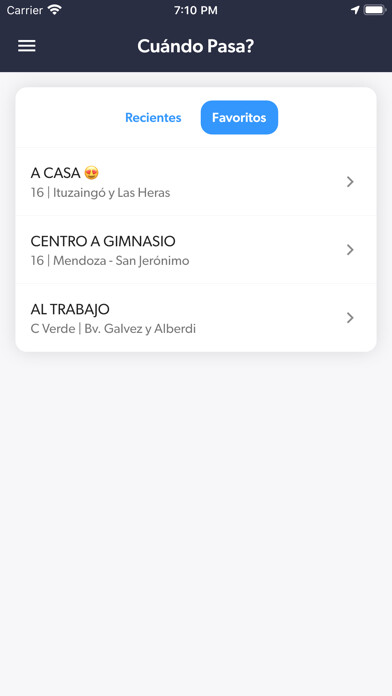 Emulate iPhone app Cuándo Pasa? using MyAndroid Emulate iPhone app Cuándo Pasa? using MyAndroid