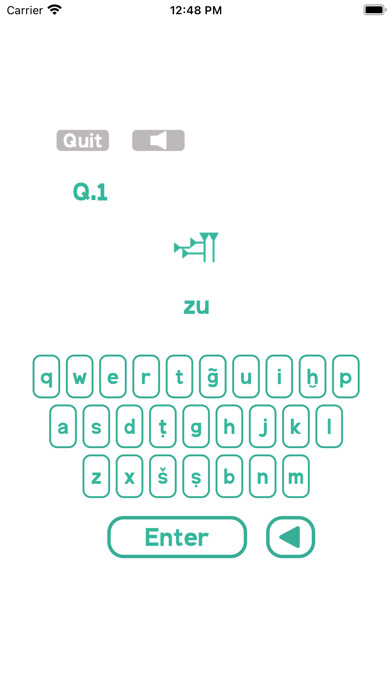 Emulate iPhone app Cuneiform Drills using MyAndroid