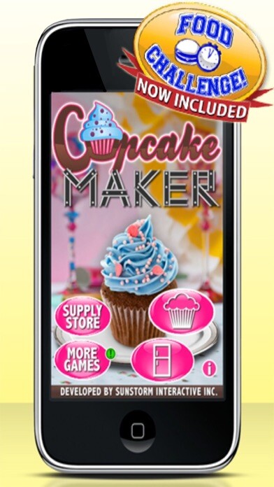 Emulate iPhone app Cupcake Maker Games using MyAndroid