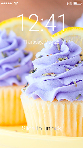 Run android online APK Cupcake Strawberry Cream Theme Candy Screen Lock from MyAndroid or emulate Cupcake Strawberry Cream Theme Candy Screen Lock using MyAndroid