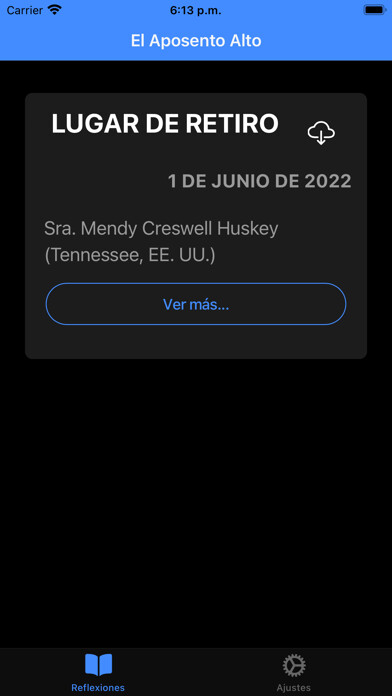 Emulate iPhone app CUPSA: El Aposento Alto using MyAndroid