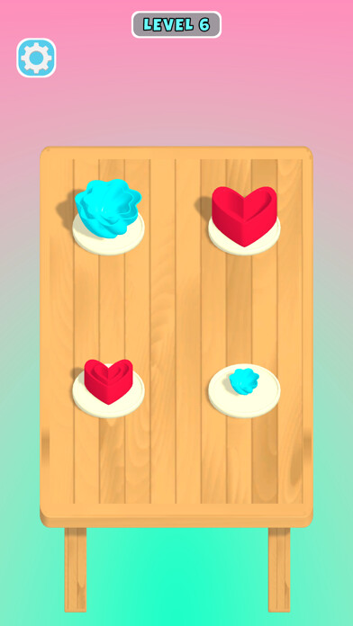 Emulate iPhone app Cup Sort 3D using MyAndroid