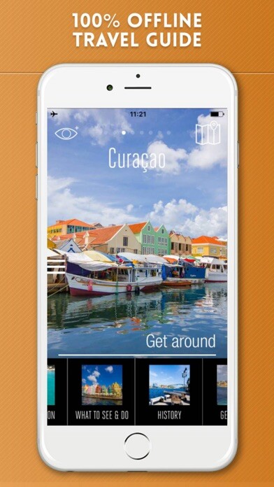 Emulate iPhone app Curaçao Travel Guide and Offline City Street Map using MyAndroid