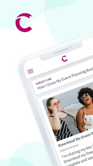 Emulate iPhone app Curate: Simple Email Marketing using MyAndroid