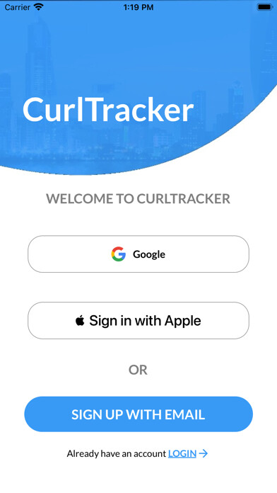 Emulate iPhone app CurlTracker using MyAndroid Emulate iPhone app CurlTracker using MyAndroid