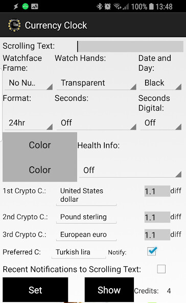 Run android online APK Currency Clock for Gear S2/S3 from MyAndroid or emulate Currency Clock for Gear S2/S3 using MyAndroid Run android online APK Currency Clock for Gear S2/S3 from MyAndroid or emulate Currency Clock for Gear S2/S3 using MyAndroid